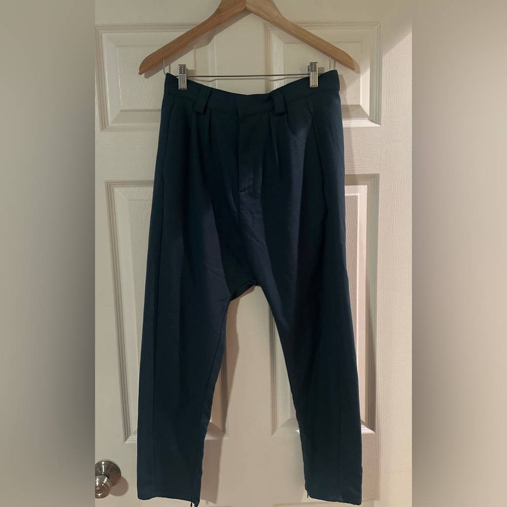 NWOT Women’s Free People Women's‎ Pants Elastic Waist Casual Blue Casual Small.